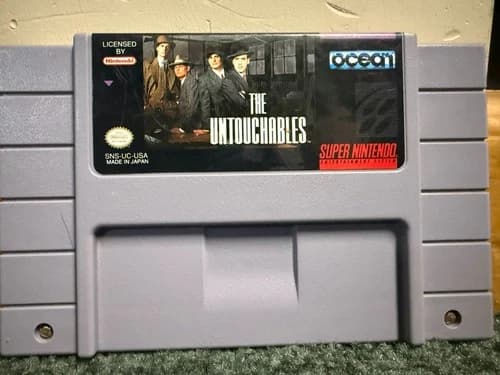 THE UNTOUCHABLES for SNES Super Nintendo video game cart only TESTED works VG 93