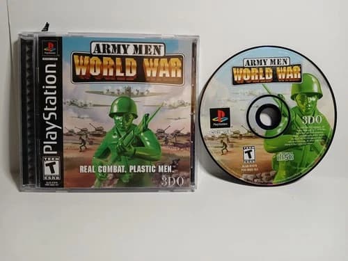 Army Men 3DO PS1 (Sony PlayStation 1, 2000) Complete CIB Reg Card