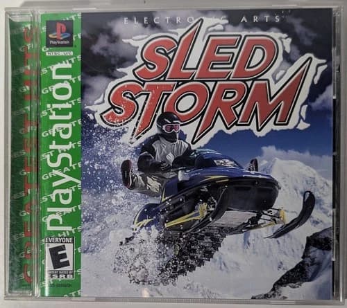 Sled Storm Greatest Hits Sony PlayStation 1 PS1 Cib Tested and Working