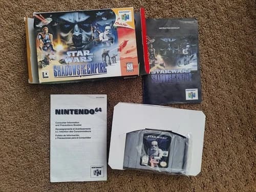 Star Wars: Shadows of the Empire N64 CIB Authentic Used