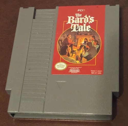 Bard's Tale - Nintendo NES - Tested & Working Vintage Video Game Cartridge