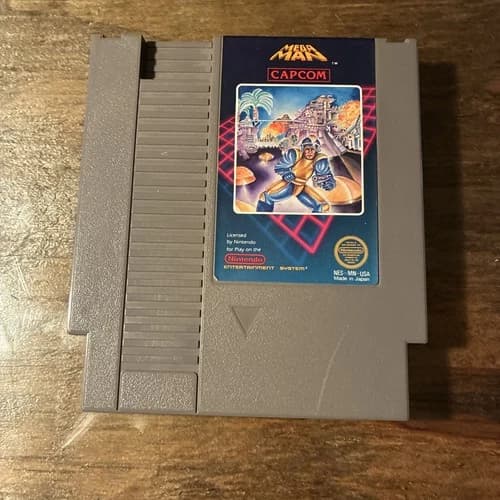 Mega Man 1 Nintendo NES Cartridge CLEAN Label Tested Authentic