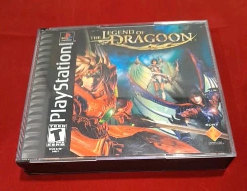 PS1 Legend Of The Dragoon Sony PlayStation 1 Original Black cover Tested