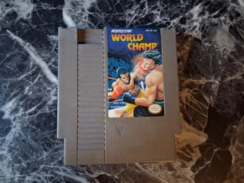World Champ Nintendo NES Authentic Tested Contacts Cleaned
