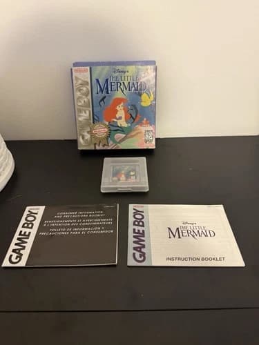 Disney’s The Little Mermaid Player's Choice (Nintendo GameBoy) Complete *Tested*