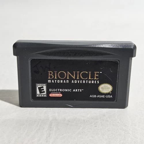 Bionicle: Matoran Adventures Nintendo Game Boy Advance Cartridge