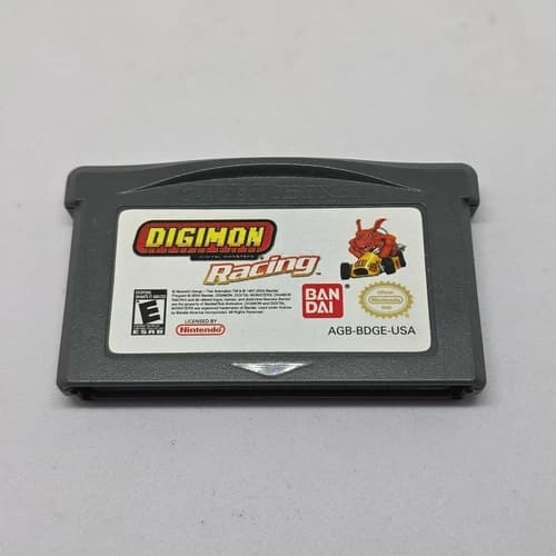 Digimon Racing (Nintendo Game Boy Advance, 2004)- Authentic Tested