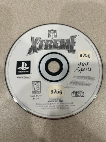 NFL Xtreme Sony PlayStation 1 PS1 Disc Only Tested Authentic Working!