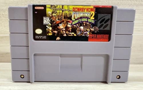 Nintendo Donkey Kong Country 2: Diddy's Kong Quest Super Nintendo SNES Game 1995