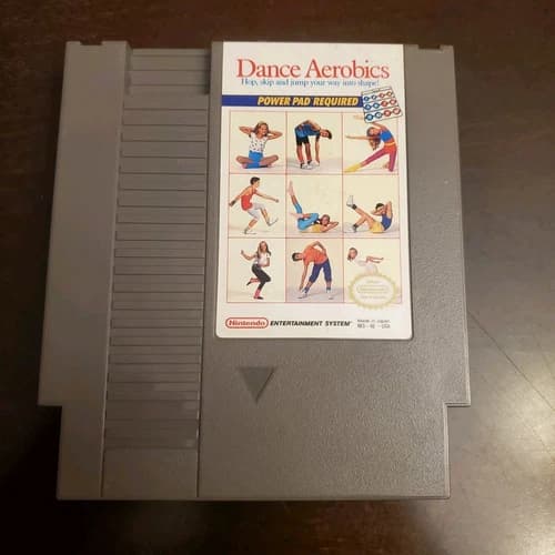 Dance Aerobics (Nintendo Entertainment System, 1989) NES Authentic TESTED