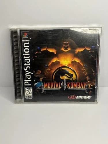 Mortal Kombat 4 (Sony PlayStation 1, 1998) Complete Tested CIB PS1 Reg Card