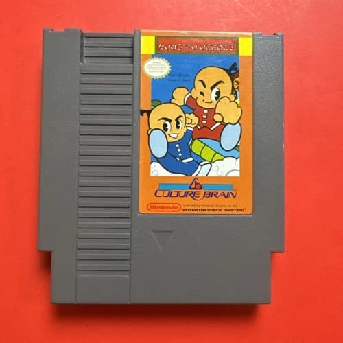 Kung Fu Heroes Nintendo Entertainment System, NES, 1989 game Only Authentic