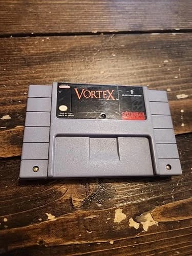 💥Vortex - Super Nintendo Game SNES - Tested Vintage 1994