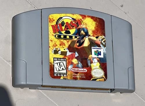 Blast Corps (Nintendo 64, 1996) Rareware n64 video game original OOP