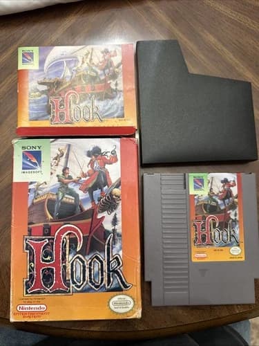 NES Hook Complete In Box Authentic Tested Working