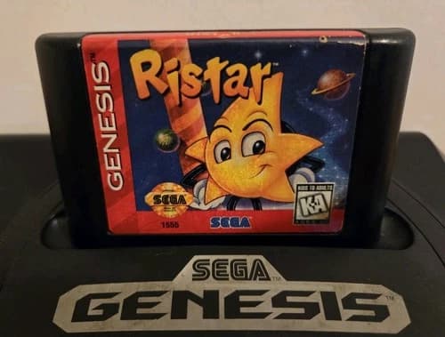 Ristar: The Shooting Star (Sega Genesis, 1995) *Authentic, Tested, See Pics*