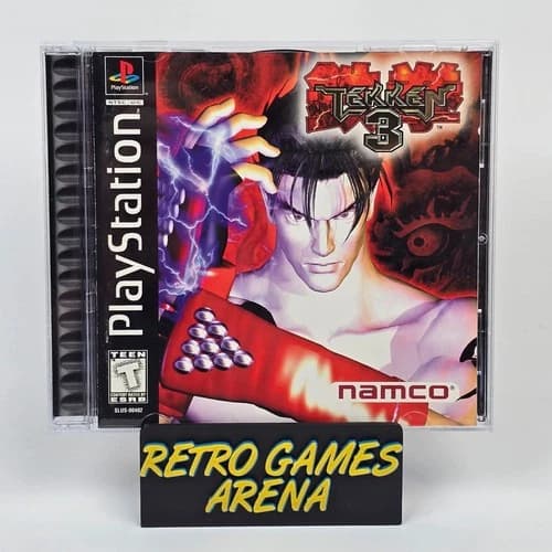 Tekken 3 (PlayStation 1 PS1) Black Label CIB COMPLETE
