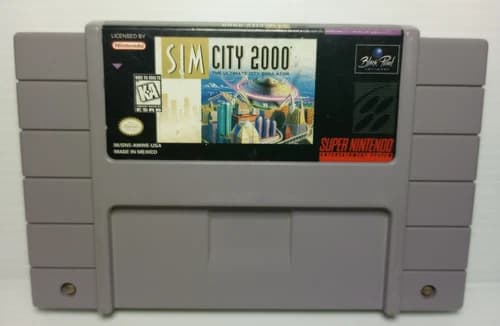 SimCity 2000 (Super Nintendo SNES Game Cartridge) | Good Condition