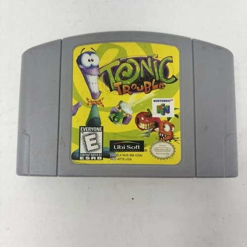 Tonic Trouble (Nintendo 64, 1999) N64 Authentic Cartridge