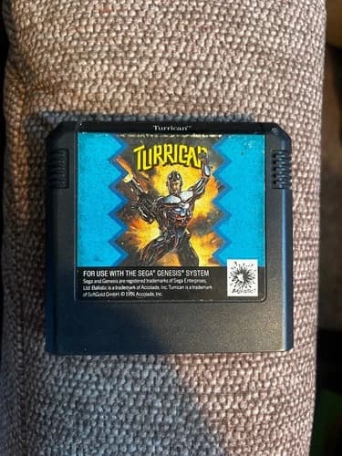 Turrican (Sega Genesis, 1991) Cartridge Only Authentic