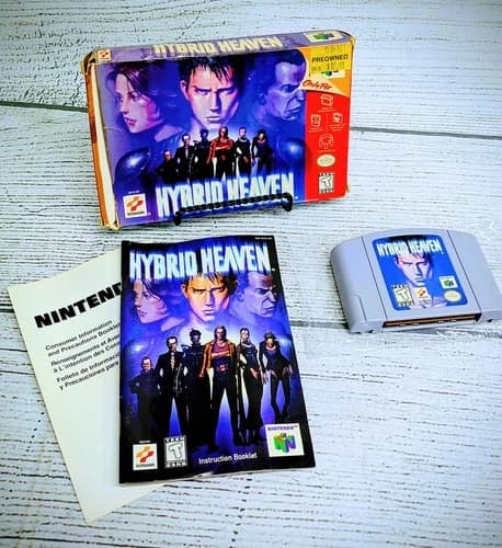 Hybrid Heaven (Nintendo 64, 1999) N64 Authentic OEM Complete CIB