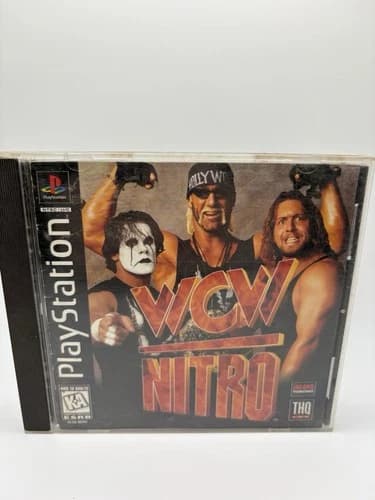 WCW Nitro (Sony PlayStation 1 PS1) CIB - Tested - Fast Free Shipping!