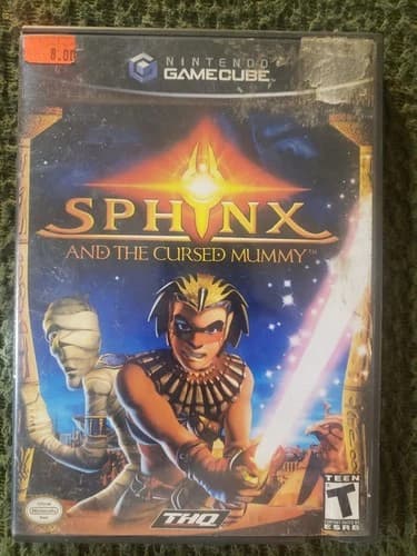 Sphinx and the Cursed Mummy Nintendo GameCube, 2003 Complete CIB