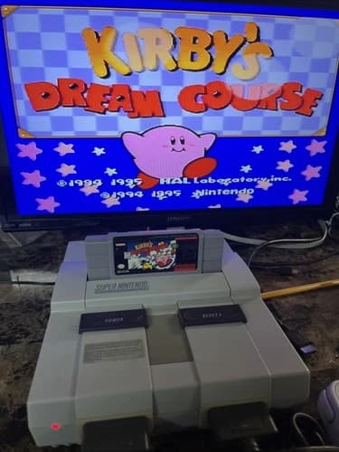 Kirby's Dream Course (Super Nintendo SNES, 1995) Authentic- Tested