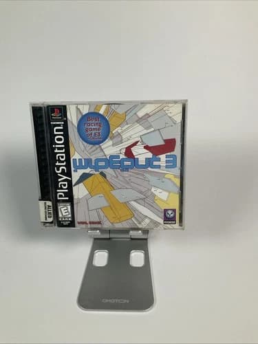Sony PlayStation 1 PS1 Wipeout 3 Racing Video Game Complete in Box w/ Manual!