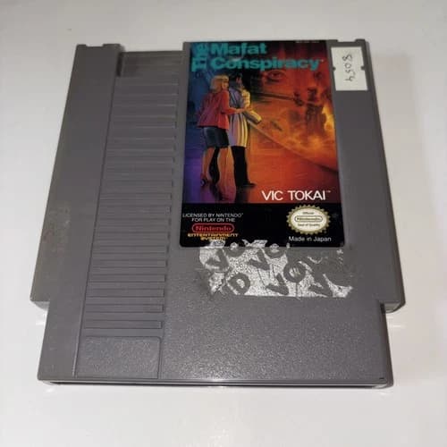 The Mafat Conspiracy (Nintendo Entertainment System NES) AUTHENTIC TESTED