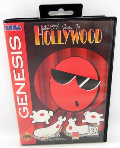 Spot Goes to Hollywood Sega Genesis Complete Cib Tested Working Authentic