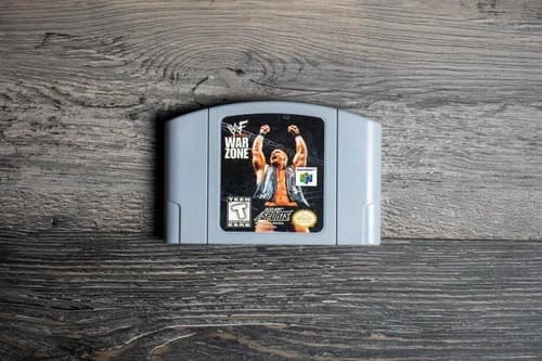 WWF War Zone Nintendo 64 N64) AUTHENTIC Cartridge TESTED - WORKING