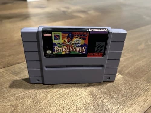 Extra Innings (Super Nintendo Entertainment System, SNES) Working