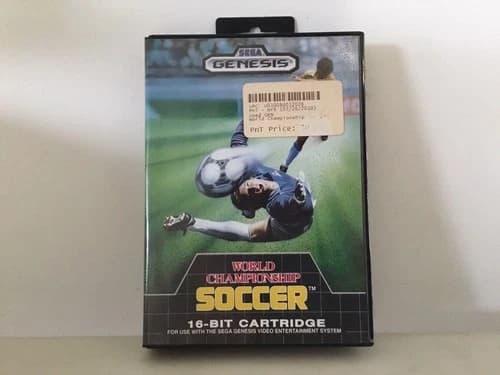 World Championship Soccer (Sega Genesis, 1989) Complete With Manual