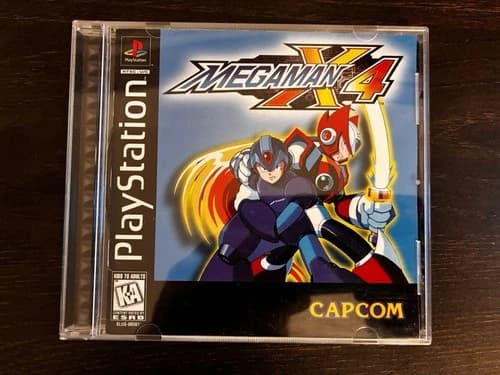 Mega Man X4 (Playstation 1 PS1) Complete Black Label CIB