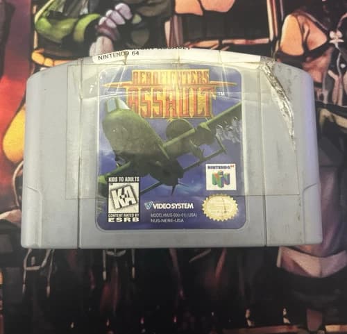 Aerofighters Assault (Nintendo 64 N64, 1997) Cartridge Only
