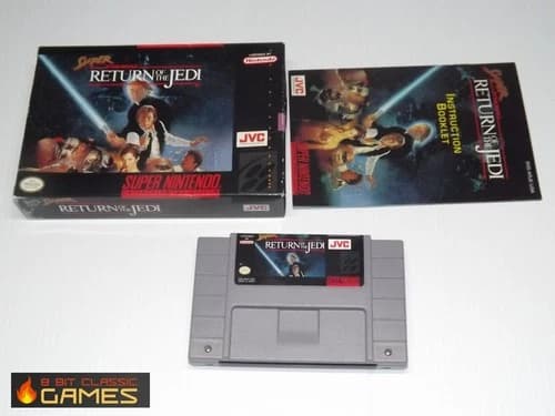 Super Star Wars Return of the Jedi - COMPLETE BOX - SUPER NINTENDO SNES - 327a
