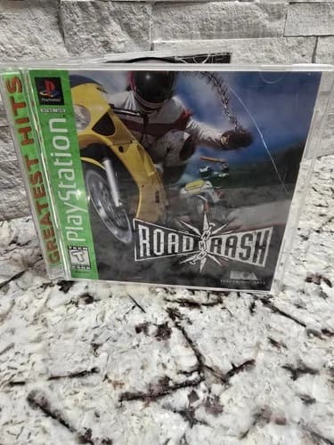 Road Rash (Sony PlayStation 1, PS1 1995) CIB Complete In Box Tested