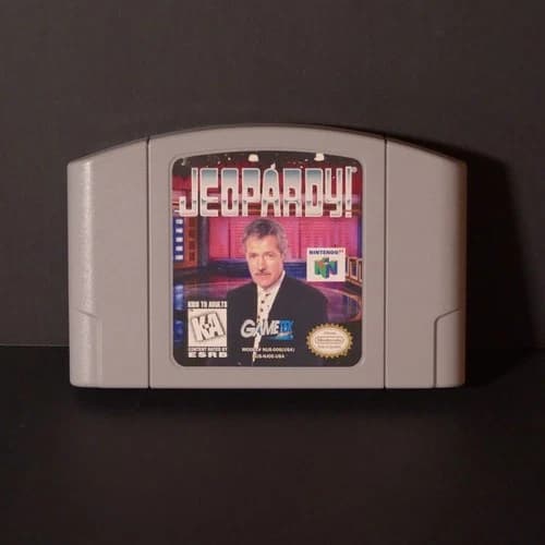 Jeopardy (Nintendo 64 N64, 1998) Authentic & Tested