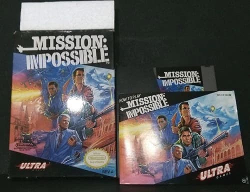 Mission: Impossible (Nes) (1990) CIB. Box, Game And Manual. See Pics. Free Ship!