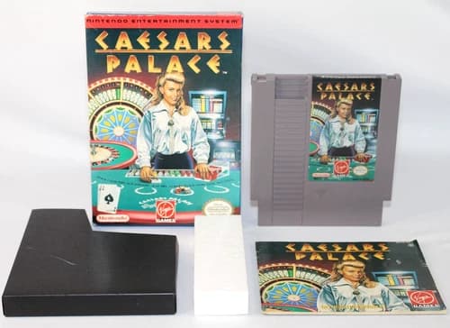 Caesars Palace NES Nintendo Complete CIB Authentic! Good Condition! Nice!
