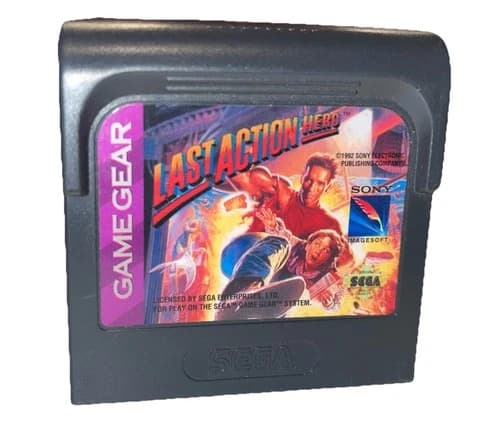 Last Action Hero (Sega Game Gear, 1992) Authentic Game Cartridge Tested Working