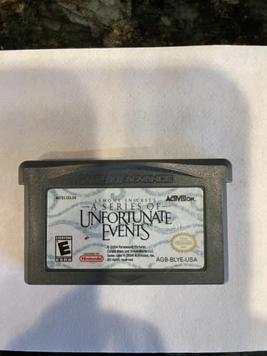 Lemony Snicket's A Series of Unfortunate Events Game Boy Advance, Cart Only