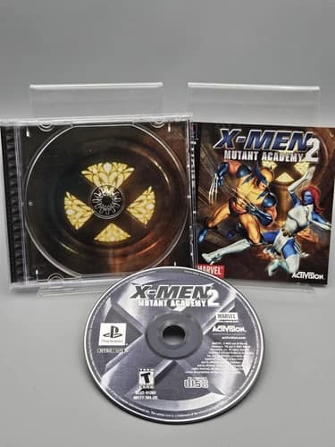 X-Men Mutant Academy 2 PlayStation PS1 Complete Tested Refurbished Excellent