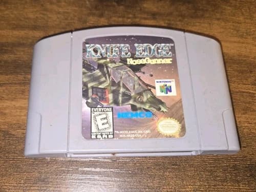 N64 Knife Edge: NoseGunner (Nintendo 64, 1998) Game Cartridge