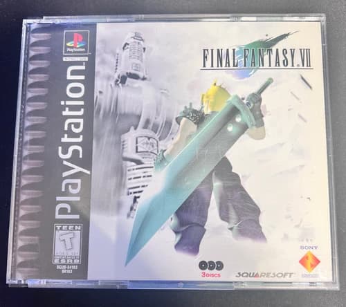 Final Fantasy VII (Sony Playstation 1, 1997) PS1 Complete CIB