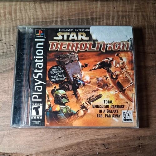 Star Wars: Demolition (Sony PlayStation 1, 2000) PS1 AUTHENTIC Complete TESTED