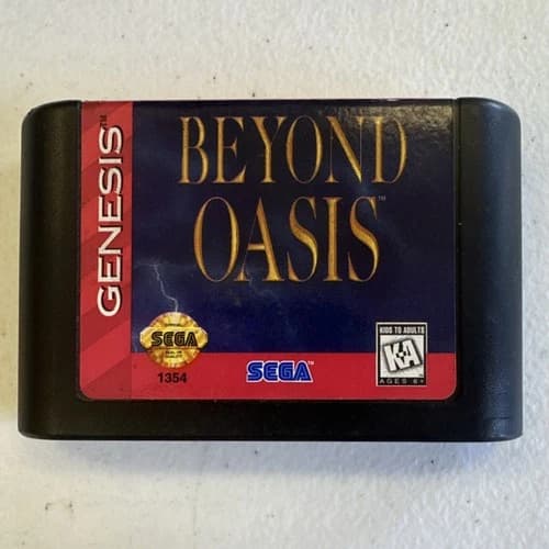 Beyond Oasis 1995 Sega Genesis Cartridge Only Tested & Working