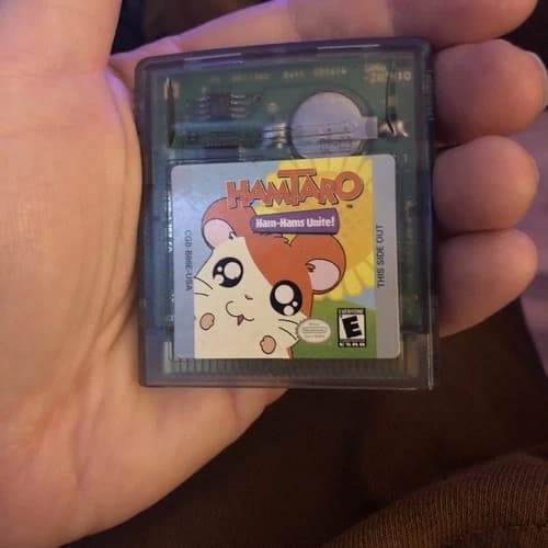 Hamtaro: Ham-Hams Unite (Nintendo Game Boy Color, 2002) Authentic Tested Working