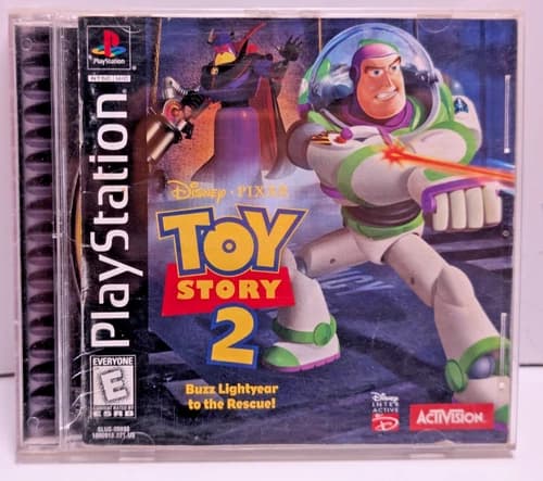 Toy Story 2 Buzz Lightyear to the Rescue PS1 PlayStation 1 CIB Tested Complete